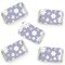 Big Dot of Happiness Purple Daisy Flowers - Mini Candy Bar Wrapper Stickers - Floral Party Small Favors - 40 Count